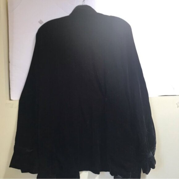 Studio WestApparel NEW Velvet Boho Embroidered Jacket Blazer Unlined Oversize 1X - Picture 8 of 16